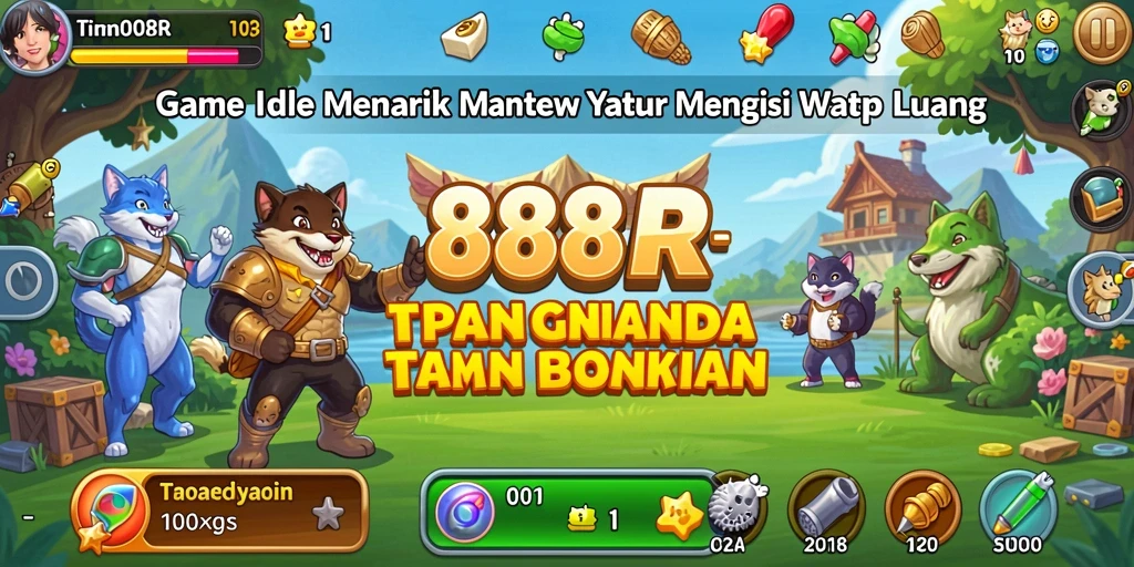 Tampilan gameplay menarik dari 888R yang mengasyikkan.