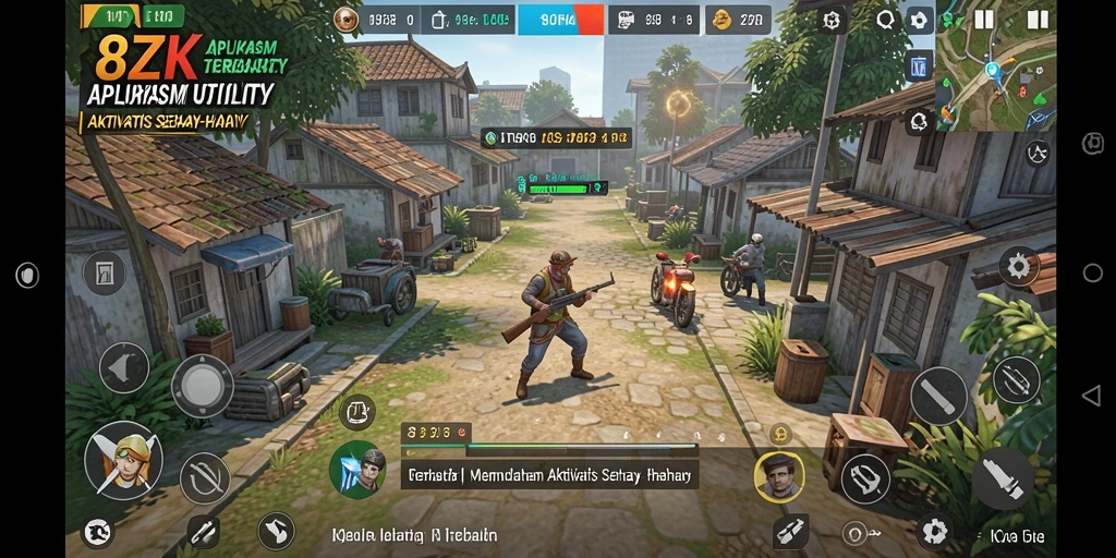 Screenshot utama 8ZK menampilkan antarmuka aplikasi Utility yang intuitif.