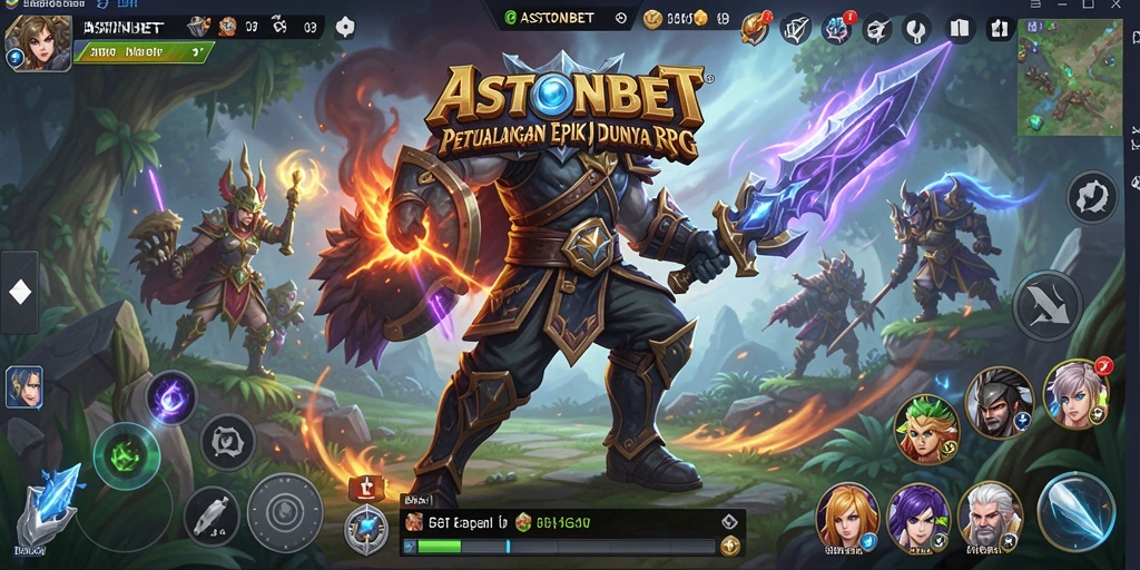 Tampilan menarik dari gameplay RPG ASTONBET yang seru dan mendebarkan.