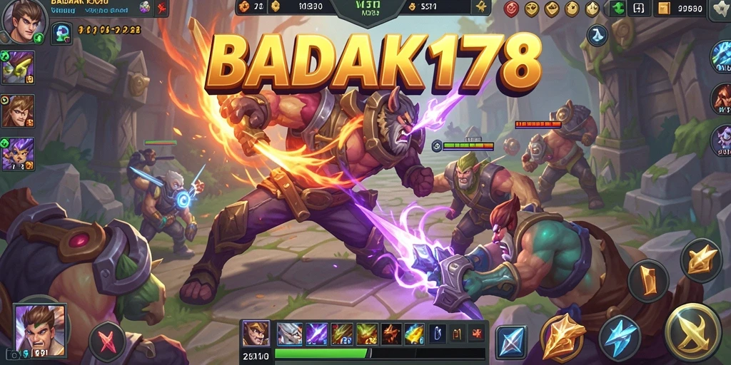 Tampilan gameplay seru dari BADAK178 dalam aksi penuh strategi.