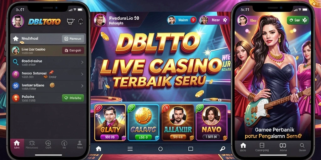 Tampilan gameplay Live Casino yang menegangkan dan interaktif di DBLTOTO.