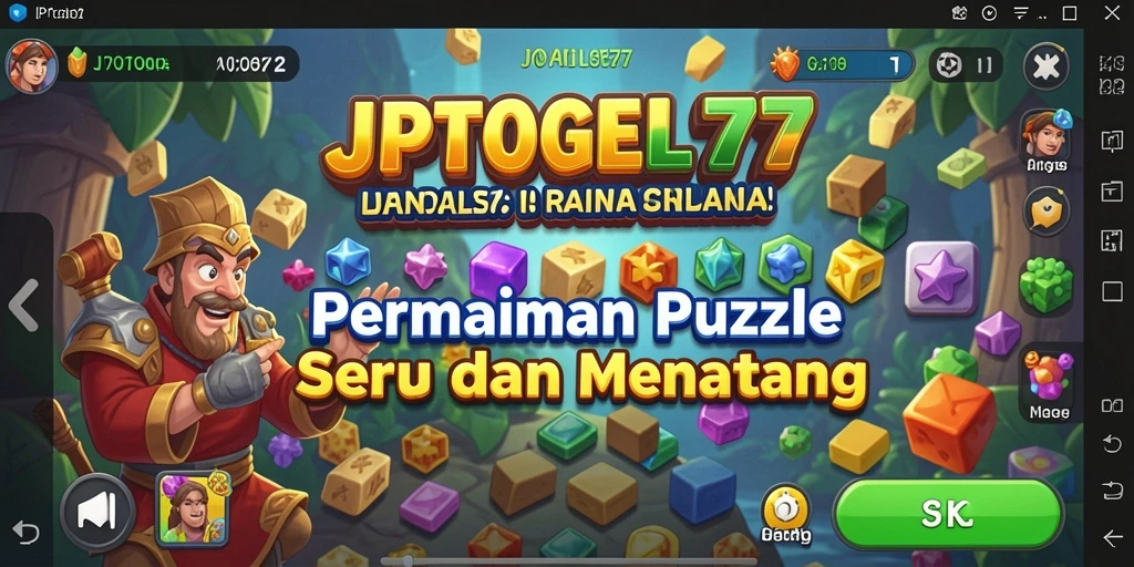 Tampilan gameplay yang seru dan menantang dalam JPTOGEL77.
