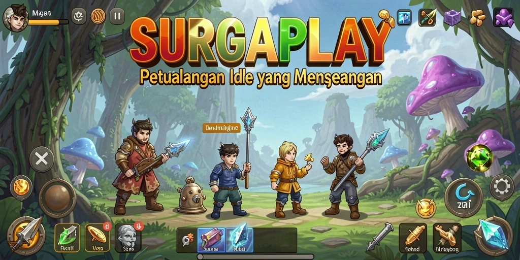 Tampilan gameplay SURGAPLAY yang menarik dan penuh warna.