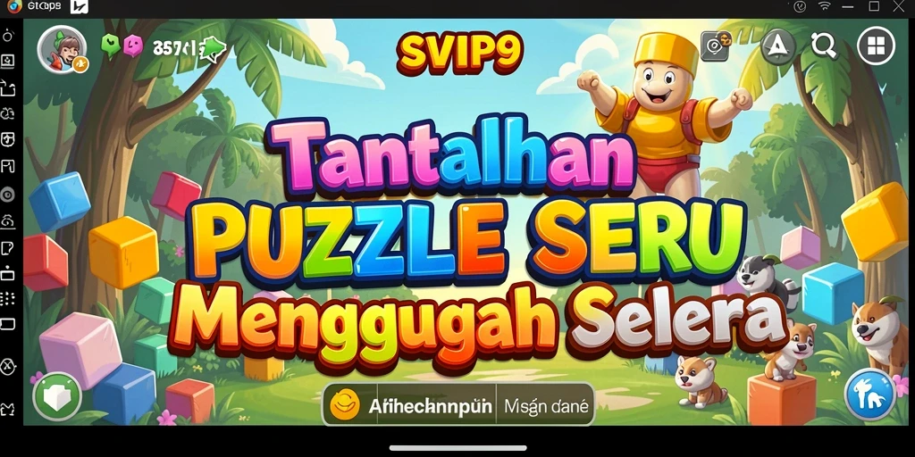 Tampilan gameplay yang seru dengan tantangan puzzle menarik.