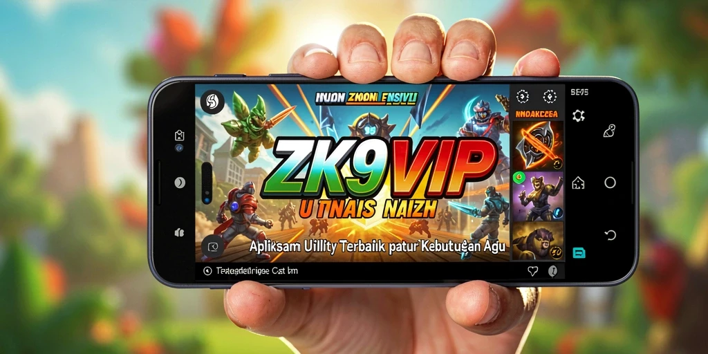 Tampilan utama ZK9VIP dengan fitur-fitur Utility yang unggul.